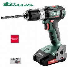 TRAPANO AVVITATORE A PERCUSSIONE METABO 18 V BRUSHLESS MOD.SB 18 L BL 2 x 2.0 Ah 